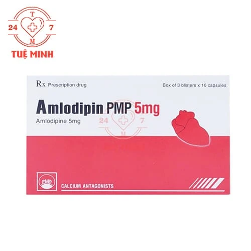 Amlodipin PMP 5mg - Thuốc điều trị tăng huyết áp