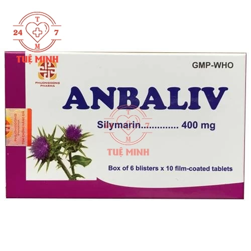 Anbaliv 400mg - Silymarin 400mg Phương Đông