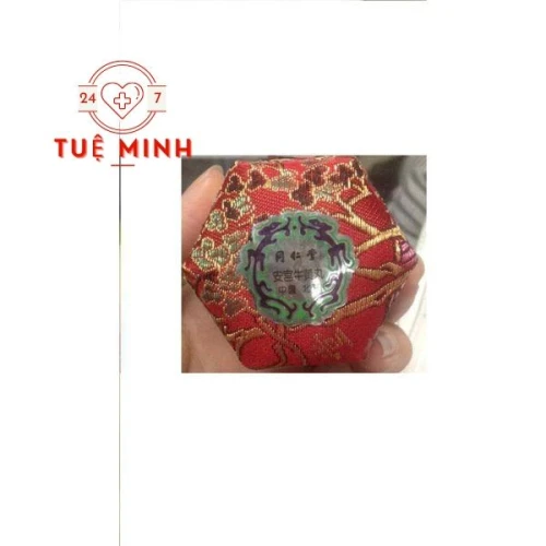 Angong niuhuang wan hộp gấm đỏ (china)