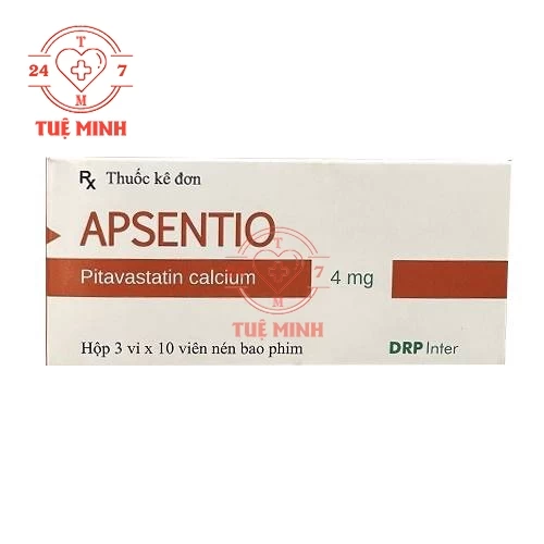 Apsentio 4mg - Pitavastatin 4mg DRP Inter