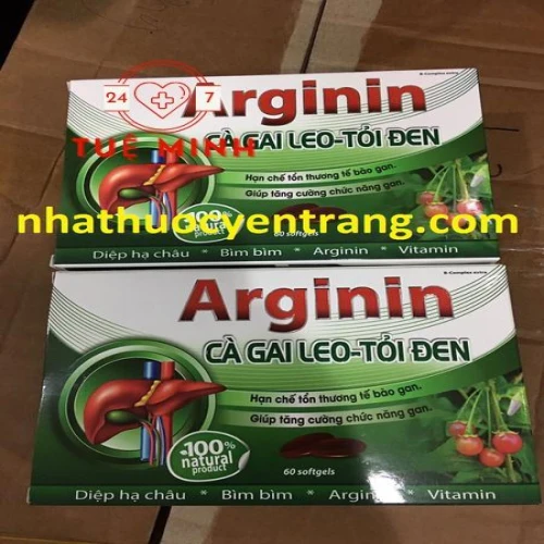 Arginin cà gai leo tỏi đen