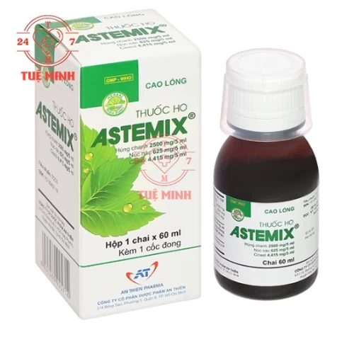 Thuốc ho Astemix 60ml - Giúp giảm ho hiệu quả
