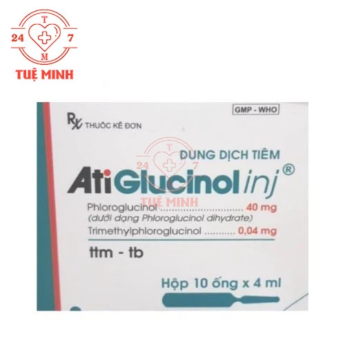 Atiglucinol inj - Điều trị đau do rối loạn chức năng ống tiêu hóa