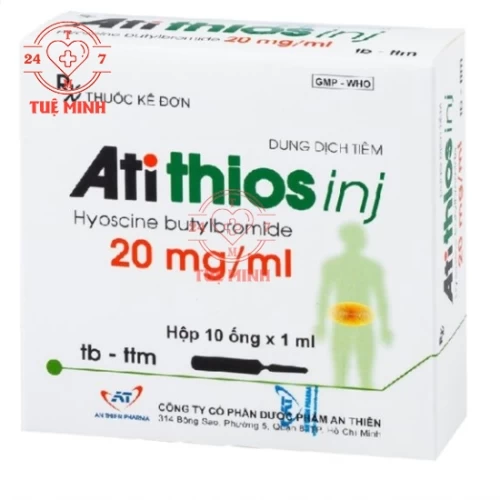 Atithios inj - Điều trị co thắt đường tiêu hóa, đau bụng kinh 