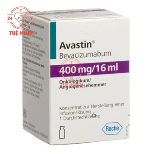 Avastin 400mg/16ml Roche - Thuốc điều trị ung thư phổi hiệu quả