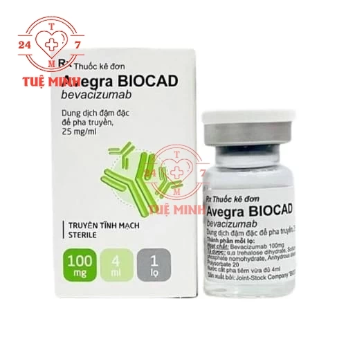 Avegra Biocad 100mg/4ml - Thuốc điều trị bệnh ung thư hiệu quả