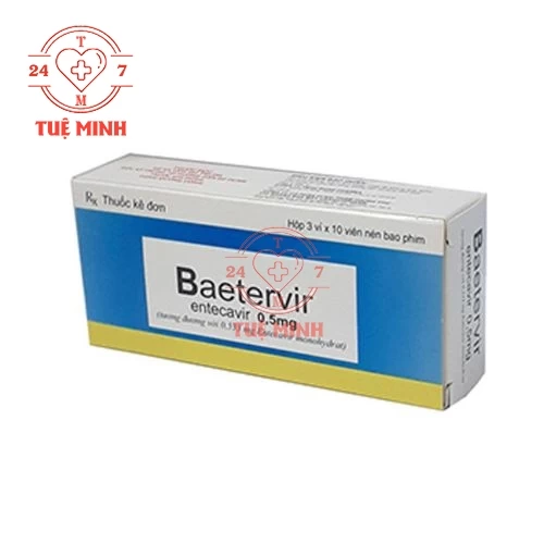 Baetervir - Thuốc điều trị bệnh viêm gan B hiệu quả