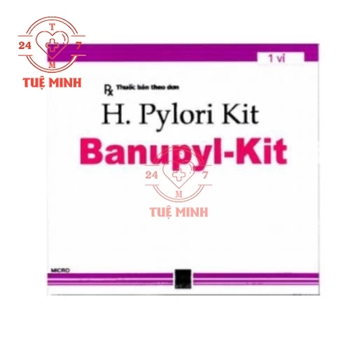 Banupyl - Kit -Thuốc điều trị viêm loét dạ dày, tá tràng của Ấn Độ 