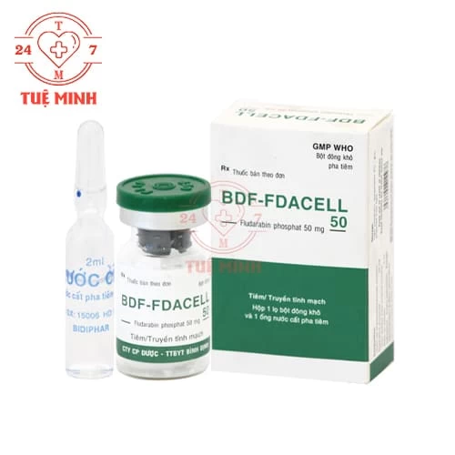 BDF-FDACell 50 Bidiphar - Thuốc điều trị bạch cầu dòng lympho mạn tính tế bào B