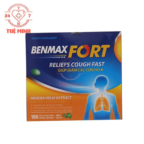 Benmax Fort - Giúp giảm các triệu chứng của viêm họng