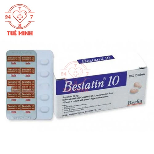 Bestatin 10 Berlin Pharma - Thuốc điều trị hỗ trợ tăng cholesterol máu
