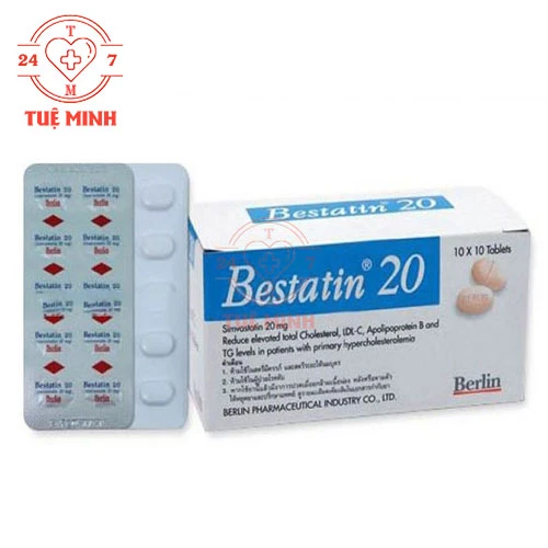 Bestatin 20 Berlin Pharma - Thuốc điều trị hỗ trợ tăng cholesterol máu 