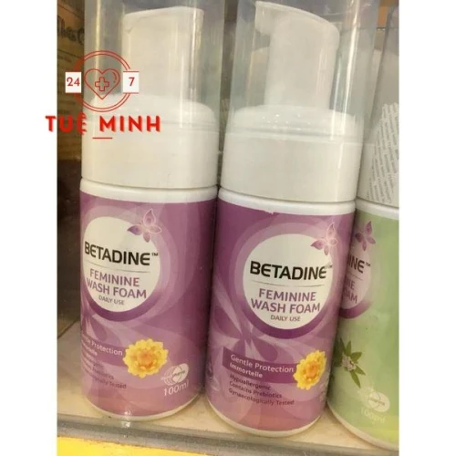Betadine feminine wash foam chai 100ml