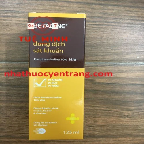 Betadine sát khuẩn 10% 125ml