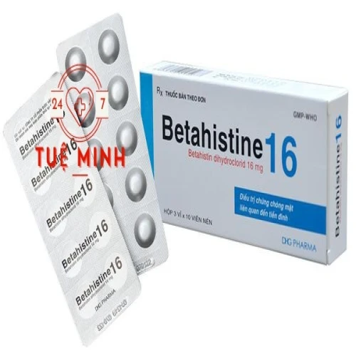 Betahistine 16mg hậu giang