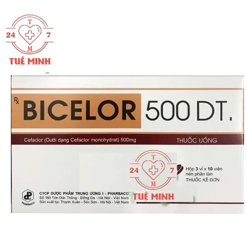 Bicelor 500 DT. - Cefaclor 500mg Pharbaco