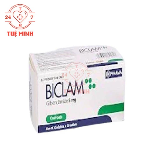 Biclam BV Pharma - Thuốc điều trị đái tháo đường tuýp 2 hiệu quả