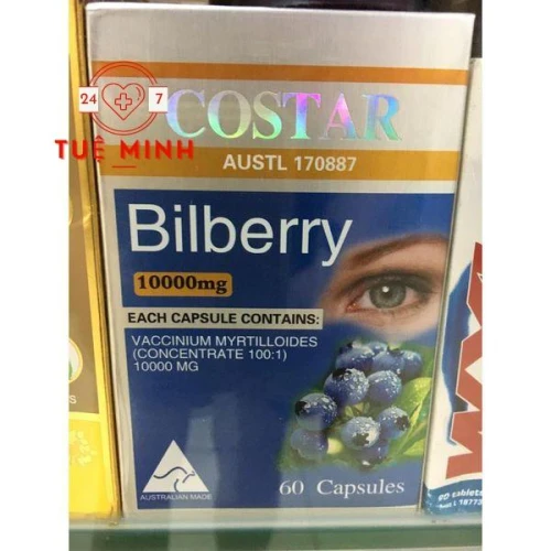Bilbery costar 10000mg 60 viên