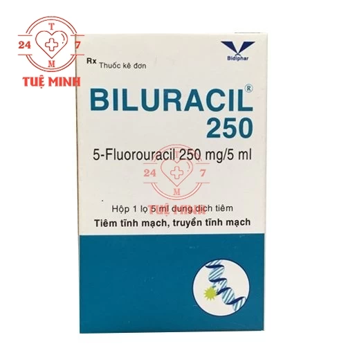 Biluracil 250 - Thuốc tiêm điều trị ung thư của Bidiphar