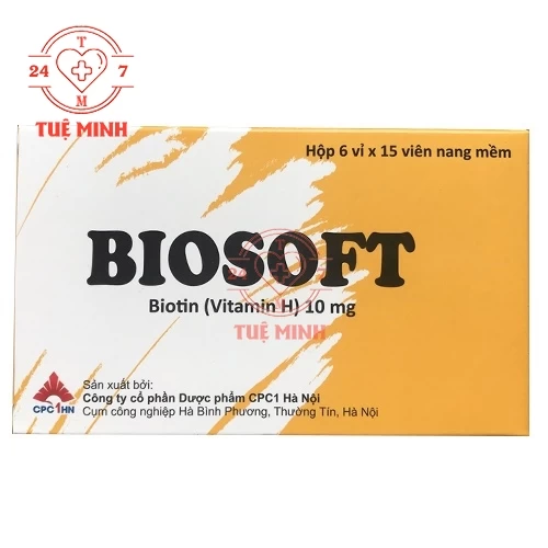 Biosoft 10mg CPC1HN - Thuốc điều trị viêm da do tiết bã nhờn