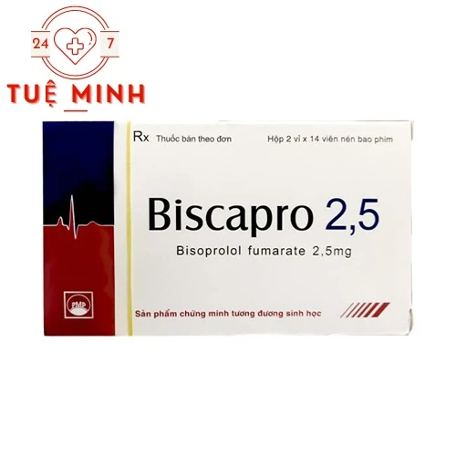  Biscapro 2,5mg - Thuốc điều trị cao huyết áp của Pymepharco
