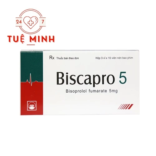 Biscapro 5mg - Thuốc trị cao huyết áp của Pymepharco