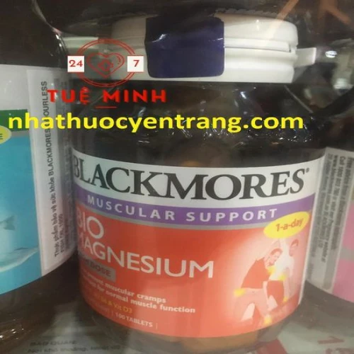 Blackmores bio magnesium (chai 100 viên)