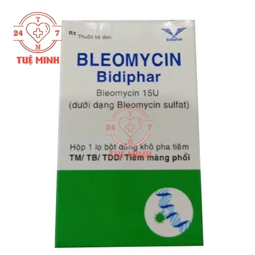 Bleomycin Bidiphar 15U - Thuốc điều trị ung thư