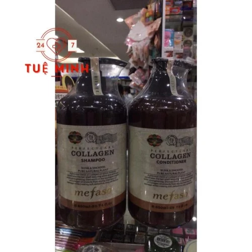 Bộ gội xả collagen mefaso ý