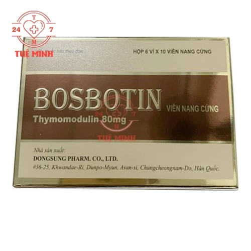 Bosbotin - Thuốc điều trị nhiễm khuẩn của Hàn Quốc