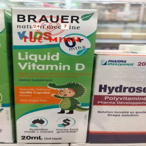 Brauer 0+ kids liquid vitamin d 20ml