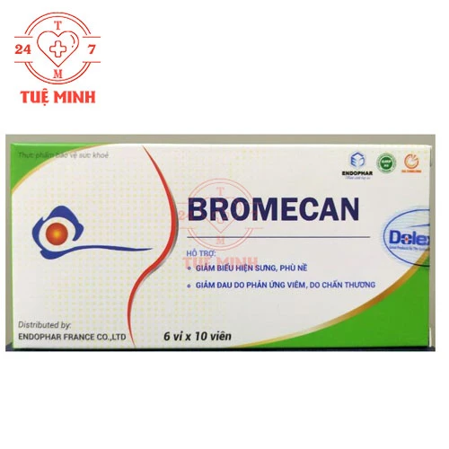 Bromecan - Thuốc giảm đau, giảm sưng nề hiệu quả