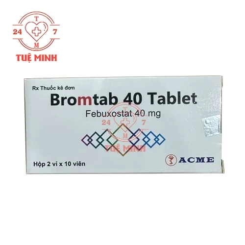 Bromtab 40 tablet - Febuxostat The Acme