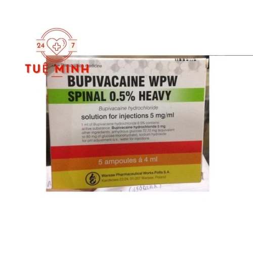 Bupivacaine wpw spinal 0.5%