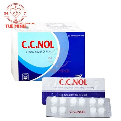 C.C.Nol Pymepharco - Thuốc giảm đau từ trung bình đến nặng hiệu quả