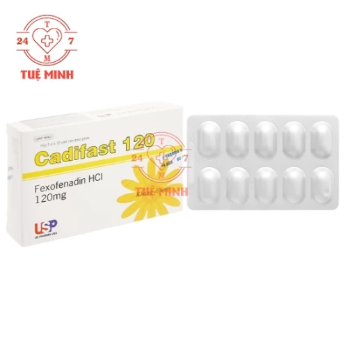 CADIFAST 120 USP - Thuốc điều trị viêm mũi dị ứng hiệu quả