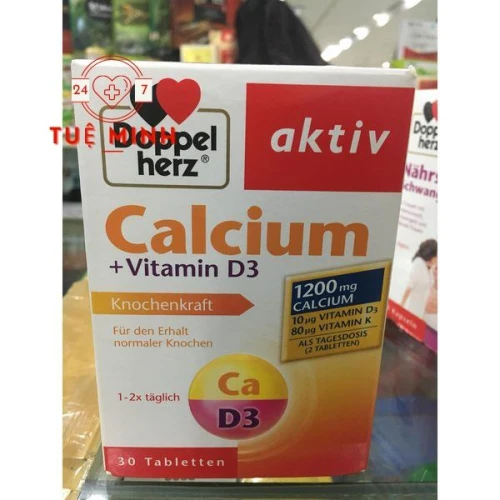 Calcium+ vitamin d3 doppel herz