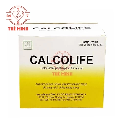 Calcolife 65mg 23thang9pharma