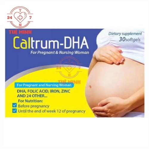 Caltrum DHA - Hỗ trợ bổ sung dưỡng chất cho mẹ bầu hiệu quả