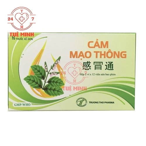 Cảm mạo thông Trường Thọ - Trị cảm cúm, đau đầu, sổ mũi