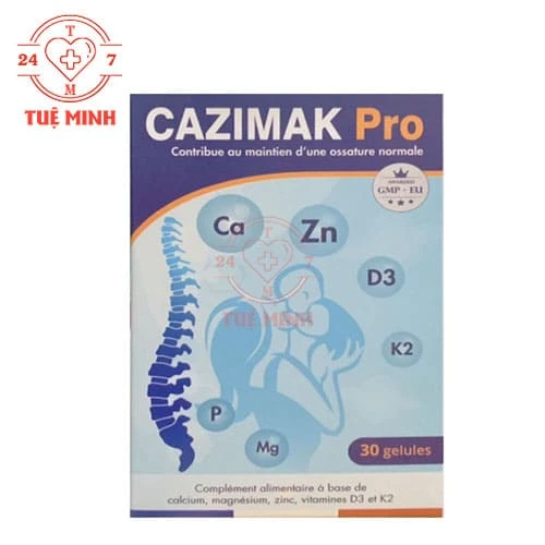 Cazimak Pro -  Sản phẩm bổ sung canxi cho hệ xương khớp chắc khoẻ của Pháp 