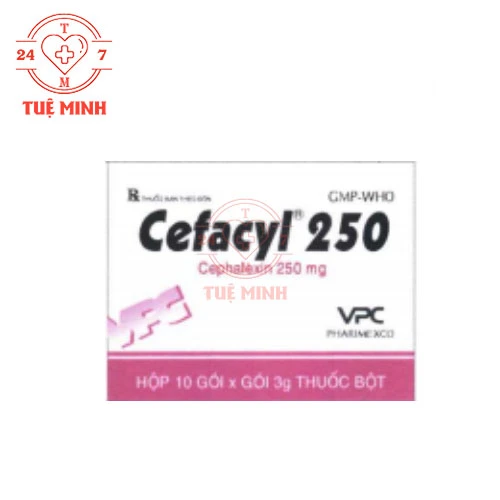 Cefacyl 250 VPC - Thuốc điều trị nhiễm khuẩn hiệu quả đường uống