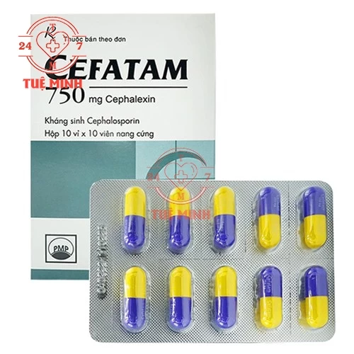 Cefatam 750 Pymepharco - Thuốc điều trị nhiễm khuẩn