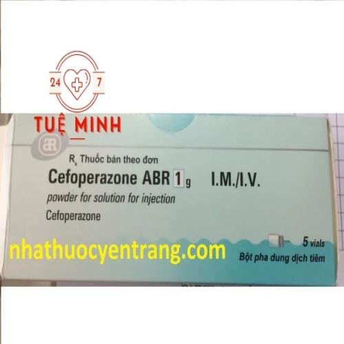 Cefoperazone abr 1g