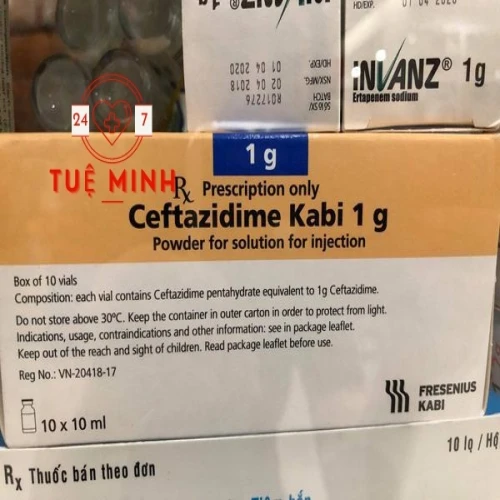 Ceftazidime kabi 1g
