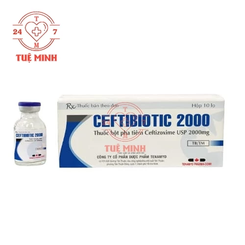 Ceftibiotic 2000 - Thuốc điều trị nhiễm khuẩn của Tenamyd