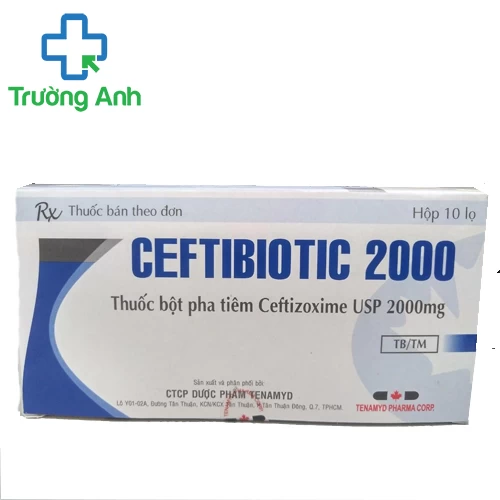 Ceftibiotic 2000 - Thuốc điều trị nhiễm khuẩn của Tenamyd