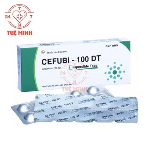 Cefubi-100 DT Bidiphar - Thuốc điều trị nhiễm khuẩn