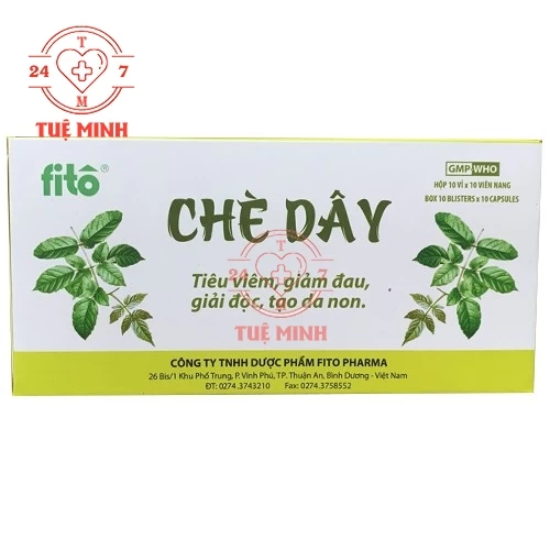 Chè dây Fito - Hỗ trợ điều trị viêm loét dạ dày, tá tràng hiệu quả