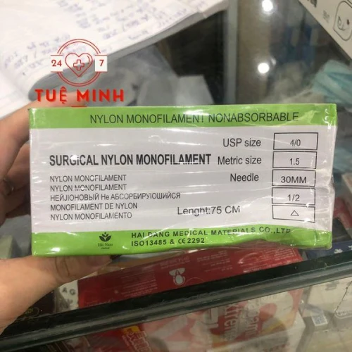 Chỉ nylon các số 2-5 (hộp/12 sợi)